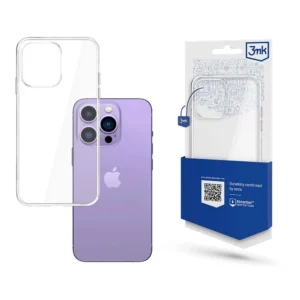 iPhone 14 Pro silicone case from the 3mk Clear Case series - transparenteng
