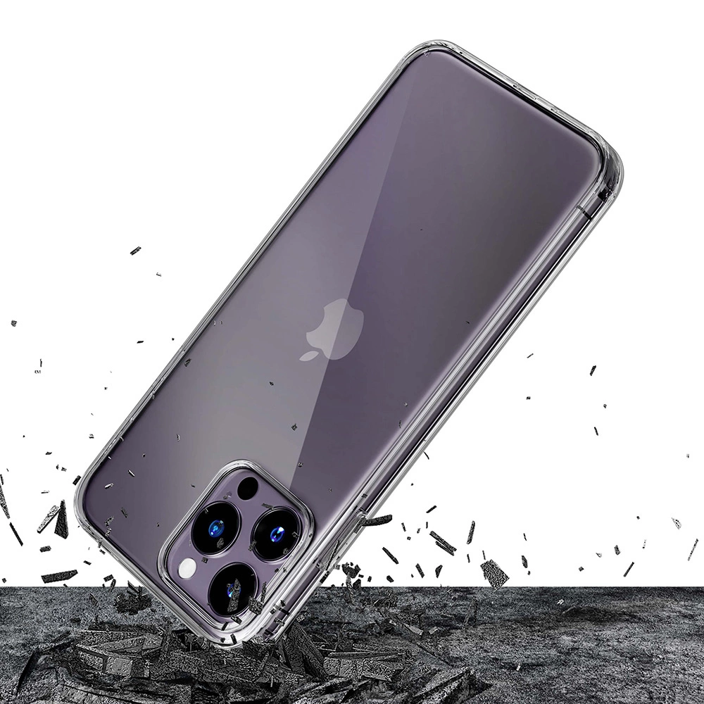iPhone 14 Pro silicone case from the 3mk Clear Case series - transparenteng
