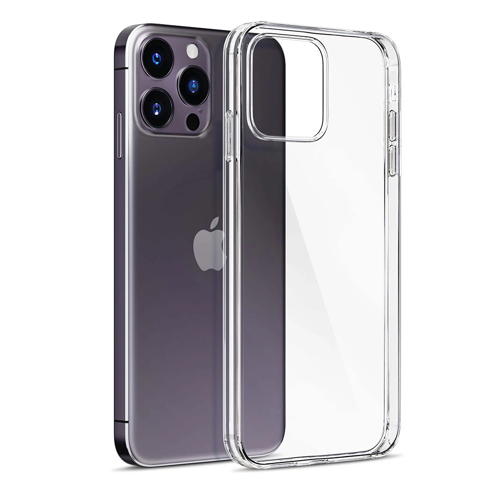 iPhone 14 Pro silicone case from the 3mk Clear Case series - transparenteng