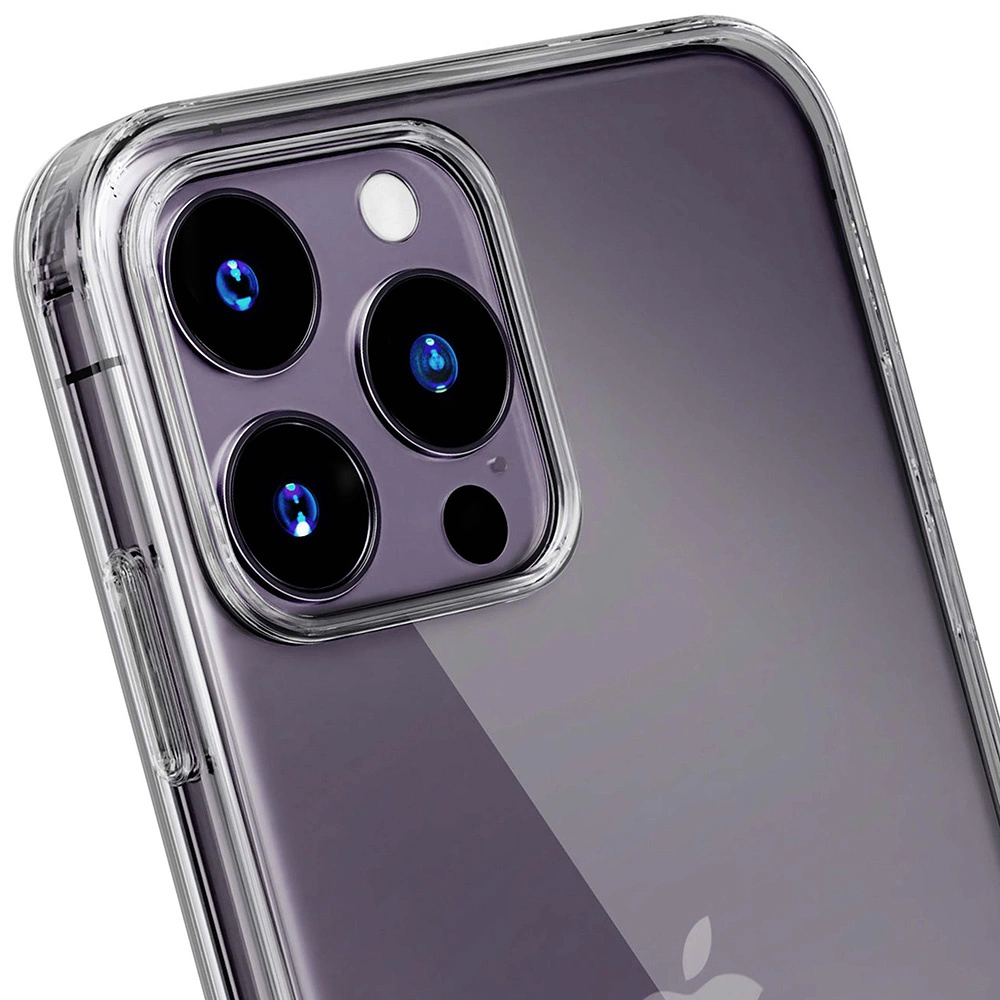 iPhone 14 Pro silicone case from the 3mk Clear Case series - transparenteng