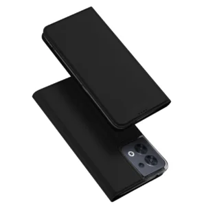 Dux Ducis Skin Pro case for Oppo Reno 8 flip cover card wallet stand blackeng