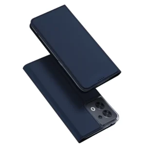 Dux Ducis Skin Pro case for Oppo Reno 8 flip cover card wallet stand blueeng