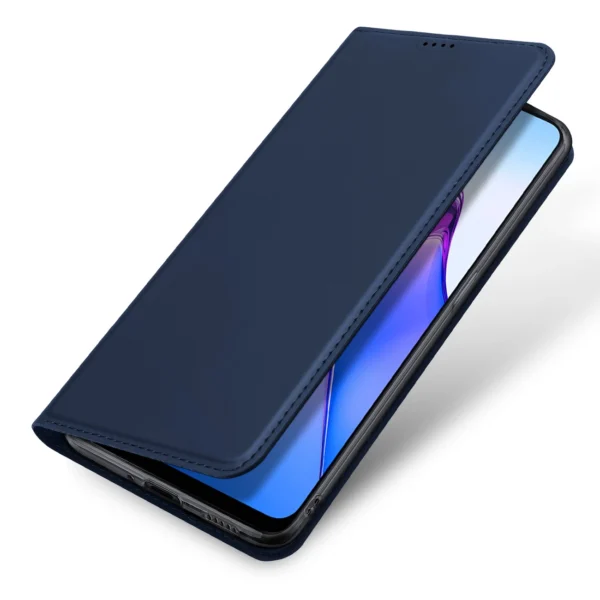 Dux Ducis Skin Pro case for Oppo Reno 8 flip cover card wallet stand blueeng
