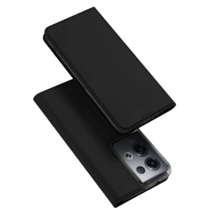 Dux Ducis Skin Pro case for Oppo Reno 8 Pro flip cover card wallet stand blackeng