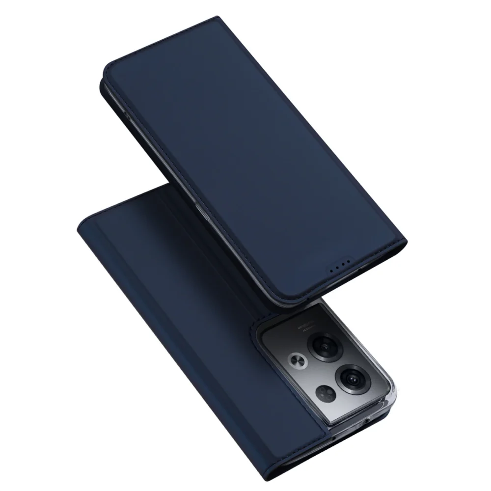 Dux Ducis Skin Pro case for Oppo Reno 8 Pro flip cover card wallet stand blueeng