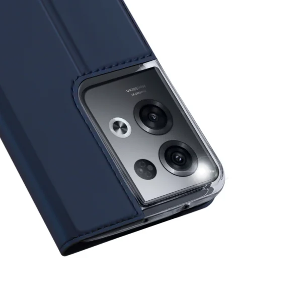 Dux Ducis Skin Pro case for Oppo Reno 8 Pro flip cover card wallet stand blueeng
