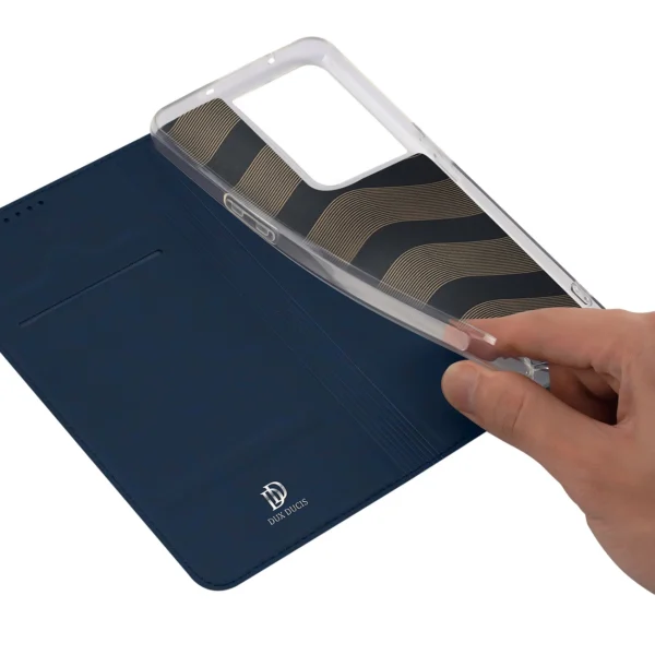 Dux Ducis Skin Pro case for Oppo Reno 8 Pro flip cover card wallet stand blueeng