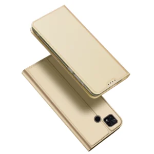 Dux Ducis Skin Pro Case for Xiaomi Poco C40 Flip Card Wallet Stand Goldeng