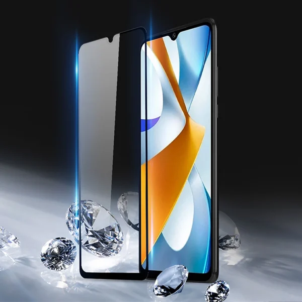Dux Ducis 9D Tempered Glass Screen Protector for Xiaomi Poco C40 9H with Black Frameeng