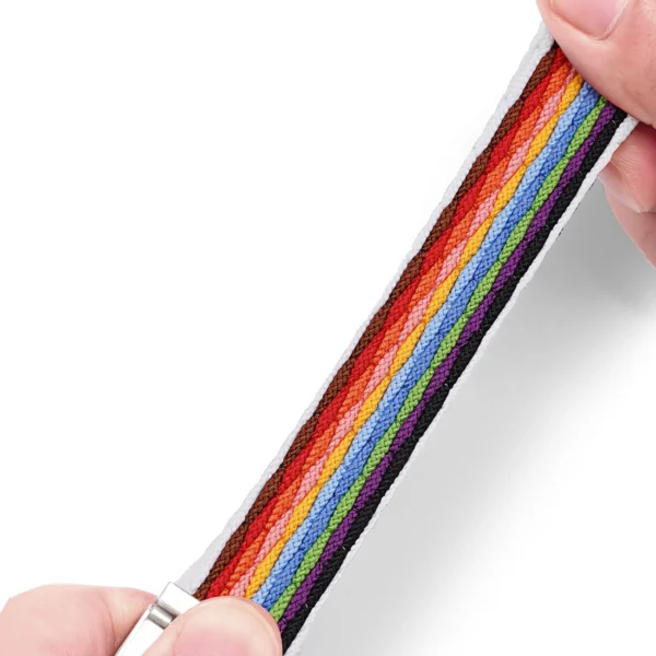 Dux Ducis Strap (Mixture II Version) Apple Watch SE strap, 9, 8, 7, 6, 5, 4, 3, 2, 1 (41, 40, 38 mm) braided strap pale stripes braceleteng