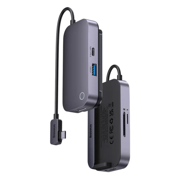 Baseus PadJoy universal 6in1 USB-C USB-C HUB for tablet / smartphone - dark grayeng
