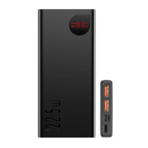 Baseus Adaman Metal Power Bank with Fast Charging 10000mAh 22.5W (Overseas Edition 2021) Blackeng