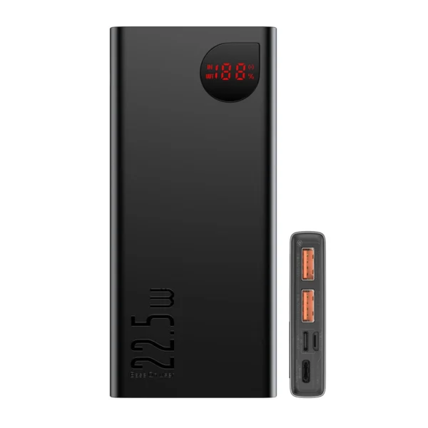 Baseus Adaman Metal Power Bank with Fast Charging 10000mAh 22.5W (Overseas Edition 2021) Blackeng