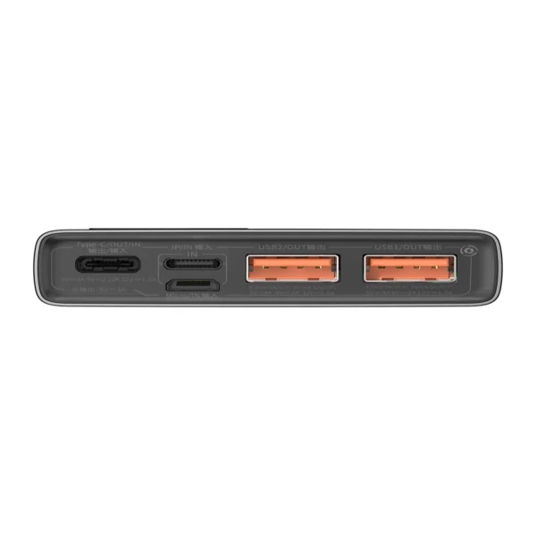 Baseus Adaman Metal Power Bank with Fast Charging 10000mAh 22.5W (Overseas Edition 2021) Blackeng