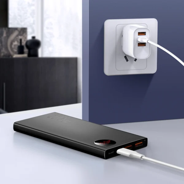 Baseus Adaman Metal Power Bank with Fast Charging 10000mAh 22.5W (Overseas Edition 2021) Blackeng
