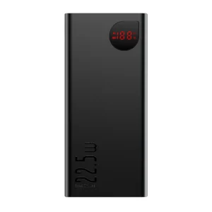 Baseus Adaman powerbank with fast charging 20000mAh 22.5W + USB-A - USB-C 3A cable 0.3m blackeng