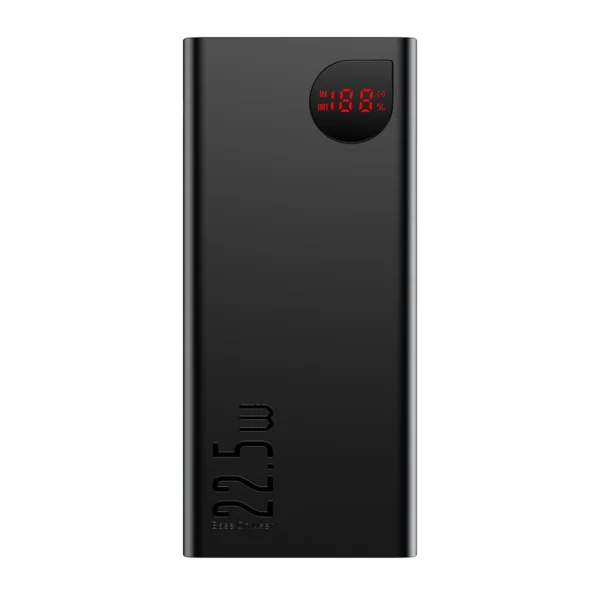 Baseus Adaman powerbank with fast charging 20000mAh 22.5W + USB-A - USB-C 3A cable 0.3m blackeng