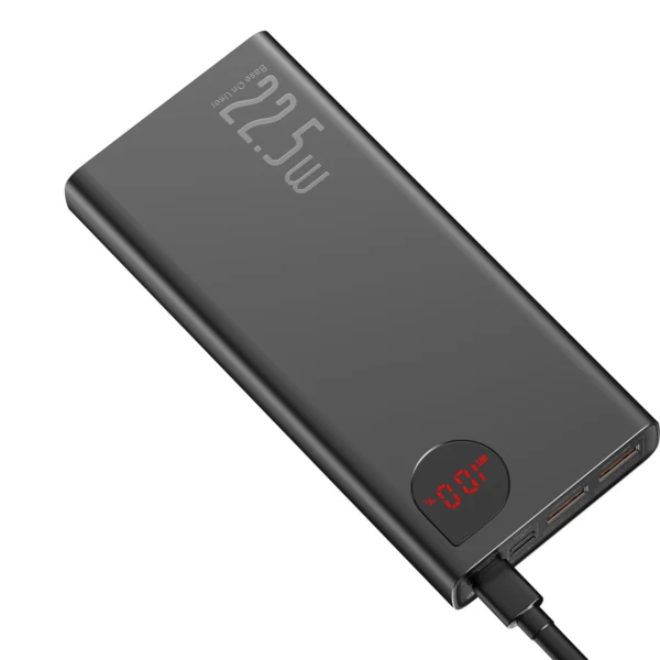 Baseus Adaman powerbank with fast charging 20000mAh 22.5W + USB-A - USB-C 3A cable 0.3m blackeng