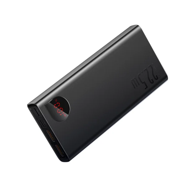 Baseus Adaman powerbank with fast charging 20000mAh 22.5W + USB-A - USB-C 3A cable 0.3m blackeng