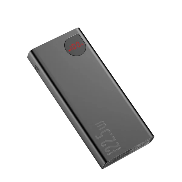 Baseus Adaman powerbank with fast charging 20000mAh 22.5W + USB-A - USB-C 3A cable 0.3m blackeng