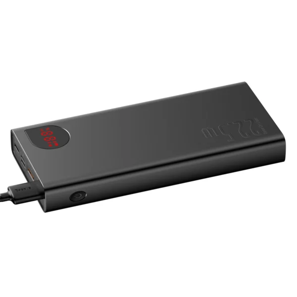 Baseus Adaman powerbank with fast charging 20000mAh 22.5W + USB-A - USB-C 3A cable 0.3m blackeng