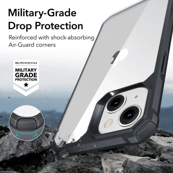 ESR Air Armor Case for iPhone 14 Plus - Clear Blackeng