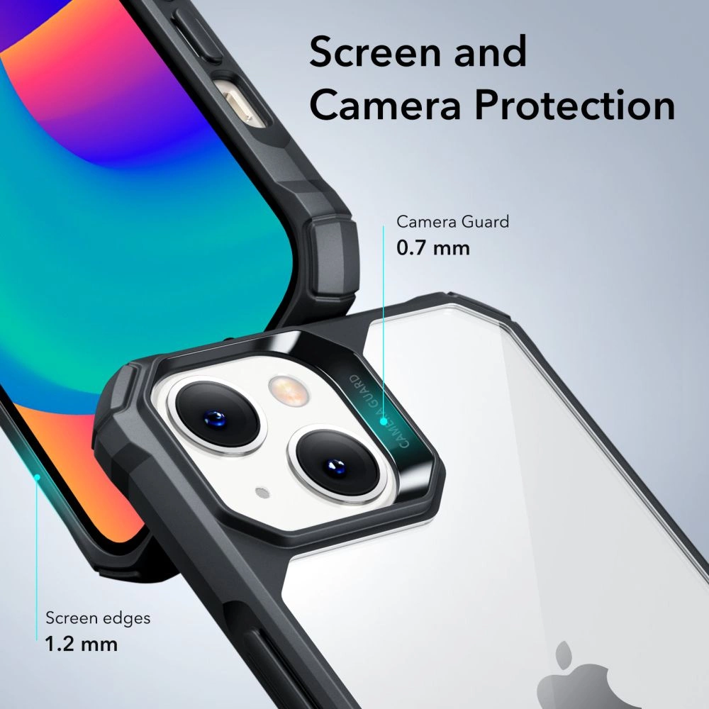 ESR Air Armor Case for iPhone 14 Plus - Clear Blackeng