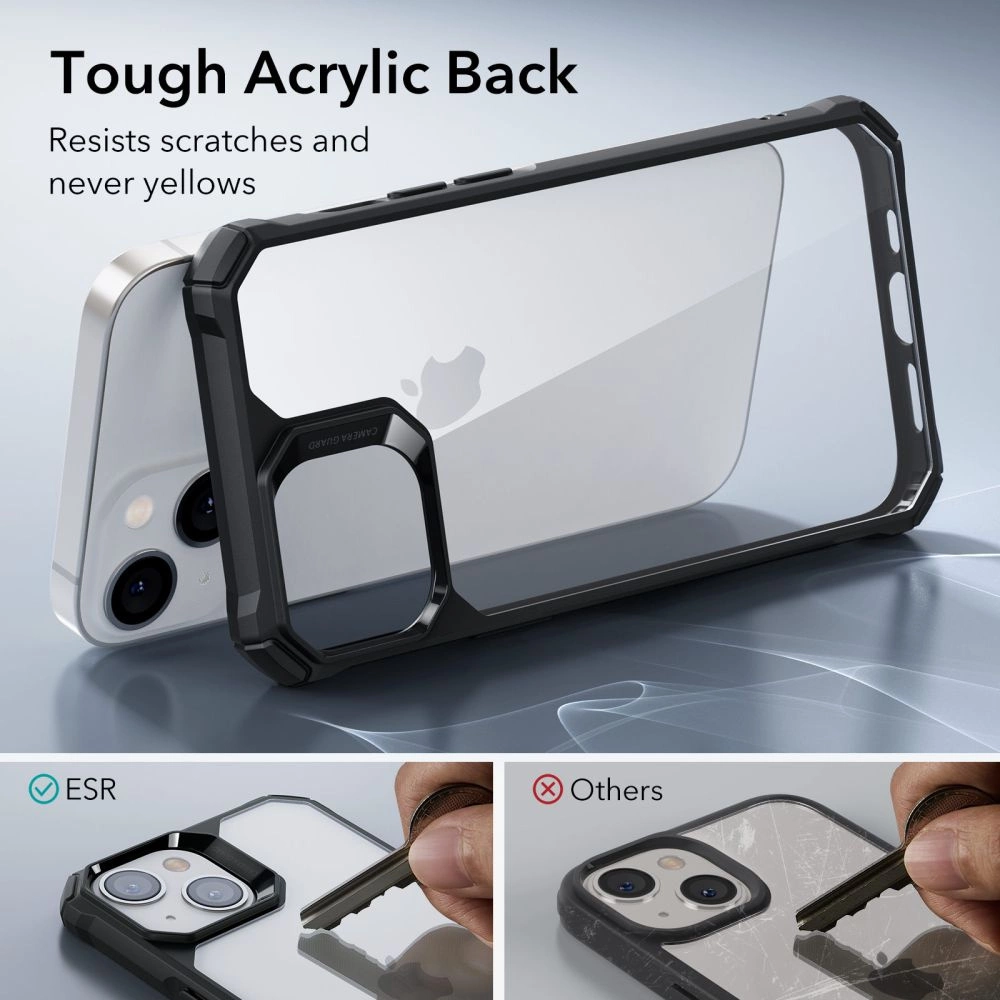 ESR Air Armor Case for iPhone 14 Plus - Clear Blackeng