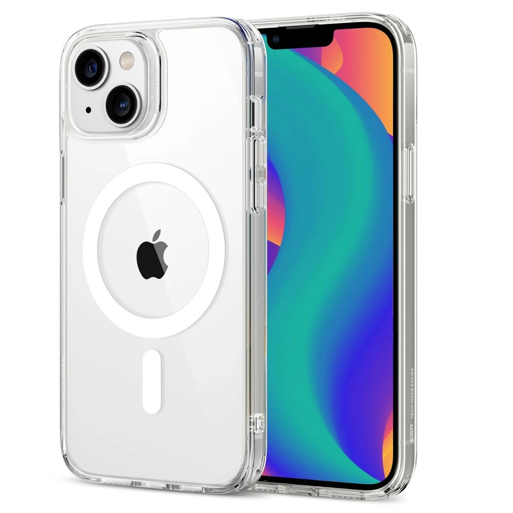 ESR Classic Hybrid Halolock Case with MagSafe for iPhone 13 / iPhone 14 - Cleareng
