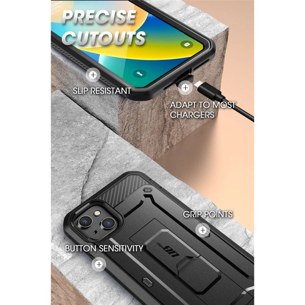 Supcase Unicorn Beetle Pro Case for iPhone 13 / iPhone 14 - Blackeng