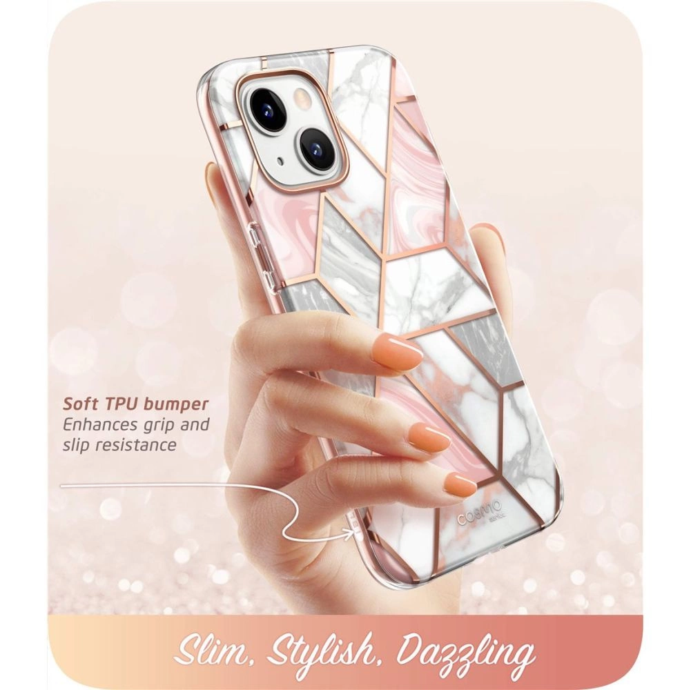 Supcase Cosmo iPhone 14 Plus Case - Pink Marbleeng