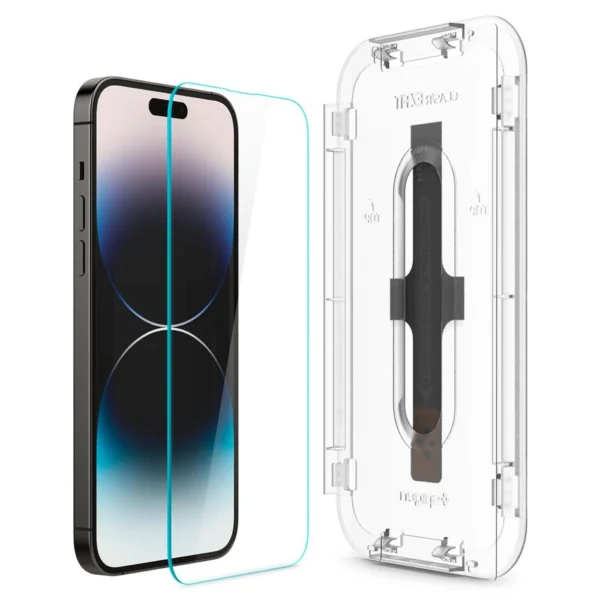 Spigen Glas.tR EZ Fit tempered glass for iPhone 14 Pro - 2 pcs.eng