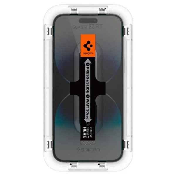 Spigen Glas.tR EZ Fit tempered glass for iPhone 14 Pro - 2 pcs.eng
