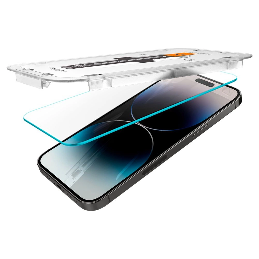 Spigen Glas.tR EZ Fit tempered glass for iPhone 14 Pro - 2 pcs.eng