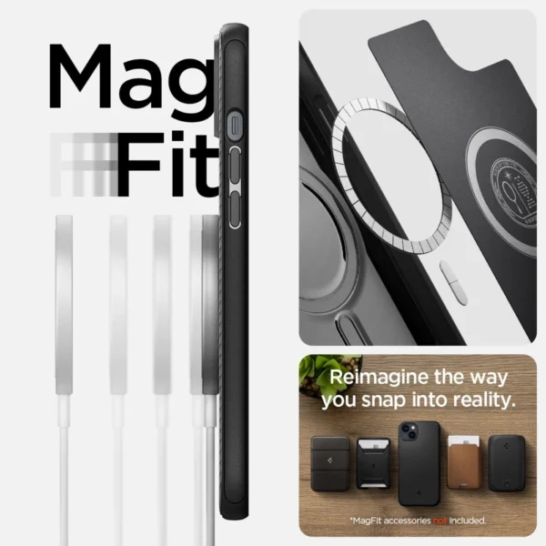Spigen Mag Armor iPhone 14 Plus Case - Matte Blackeng