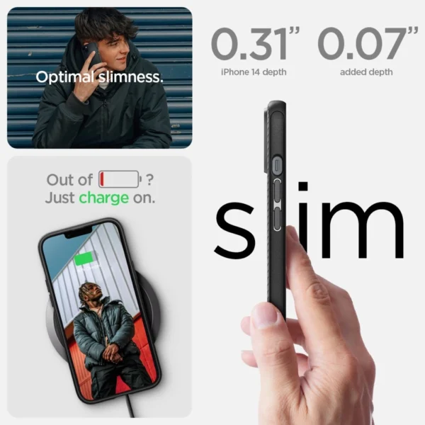 Spigen Mag Armor iPhone 14 Plus Case - Matte Blackeng