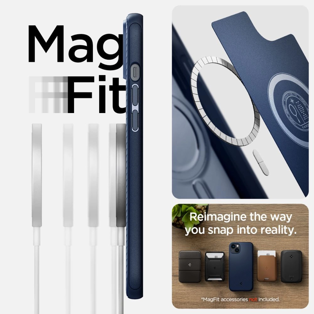 Spigen Mag Armor iPhone 14 Plus Case - Blueeng