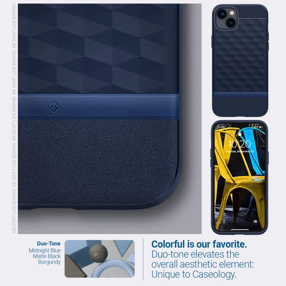 Caseology Parallax Mag Case with MagSafe for iPhone 14 Plus - Navyeng