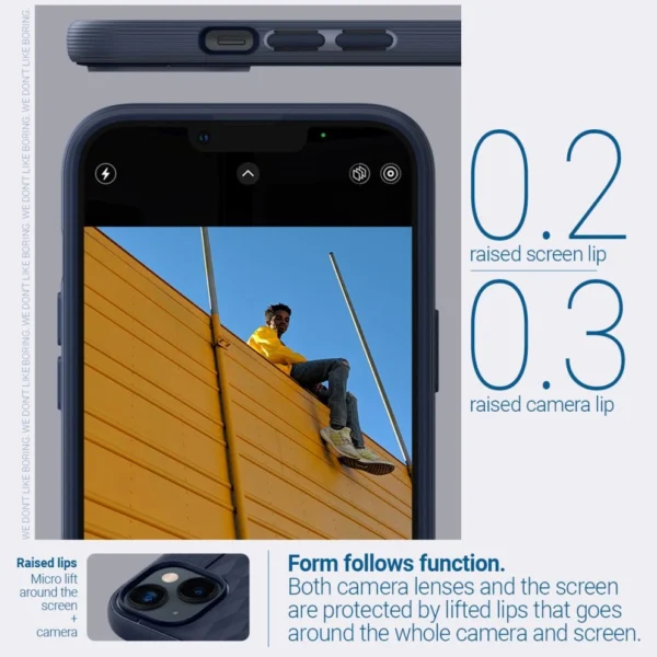 Caseology Parallax Mag Case with MagSafe for iPhone 14 Plus - Navyeng