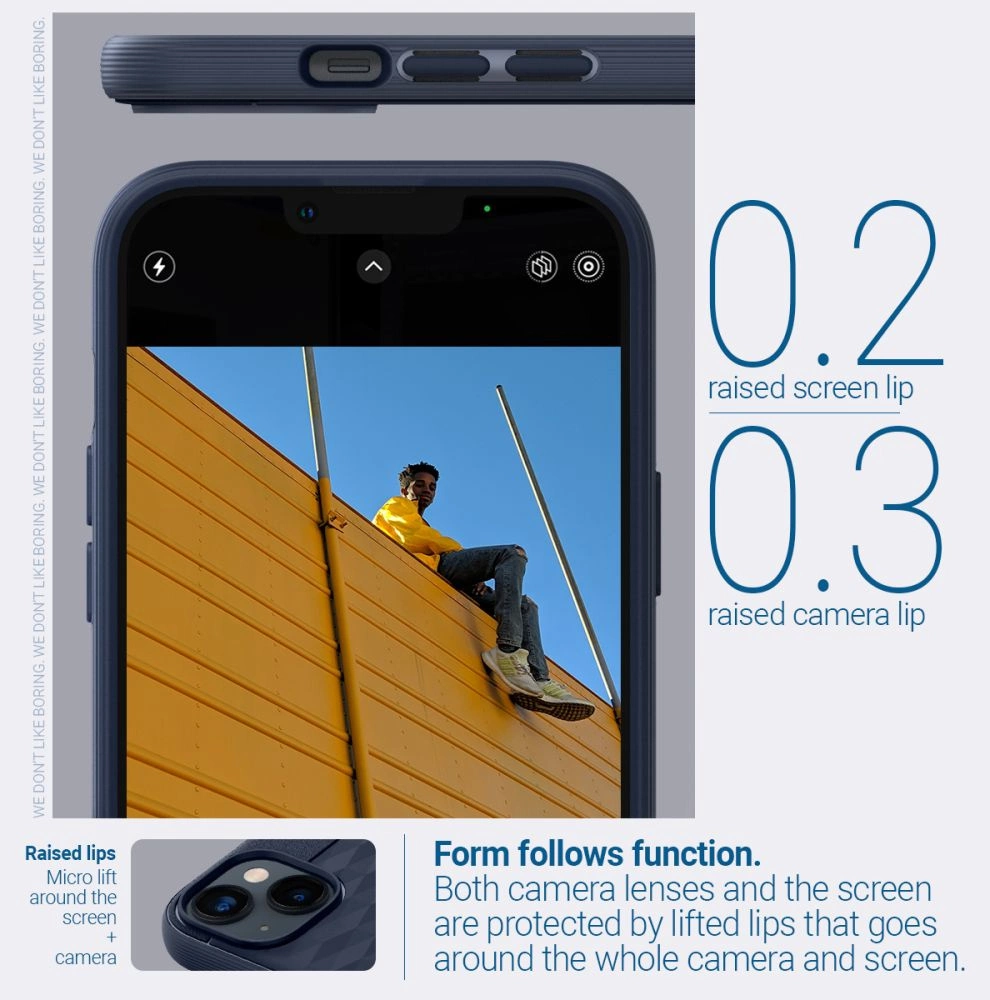 Caseology Parallax Mag Case with MagSafe for iPhone 14 Plus - Navyeng