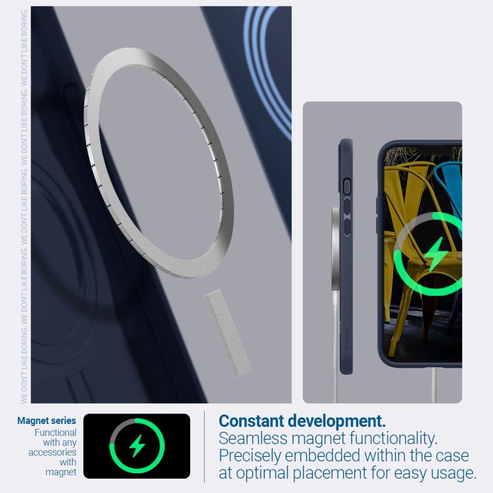 Caseology Parallax Mag Case with MagSafe for iPhone 14 Plus - Navyeng