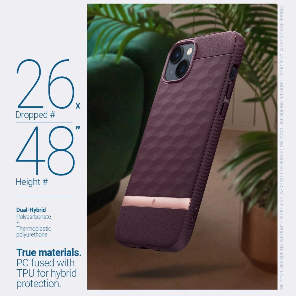 Caseology Parallax Mag case with MagSafe for iPhone 14 Plus - burgundyeng