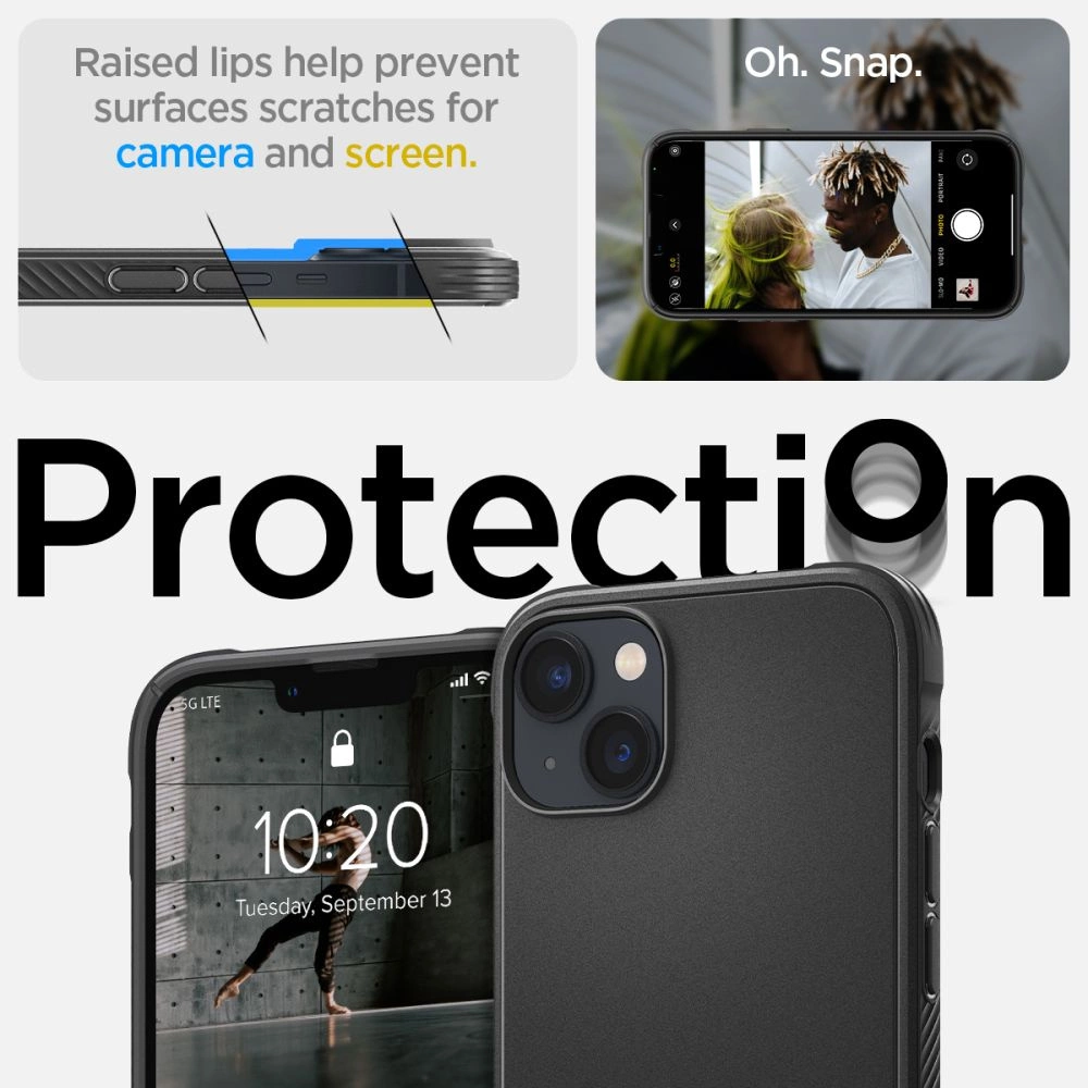Spigen Rugged Armor Mag Case with MagSafe for iPhone 14 - Matte Blackeng
