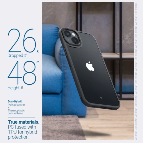 Caseology Skyfall iPhone 14 Plus Case - Matte Blackeng