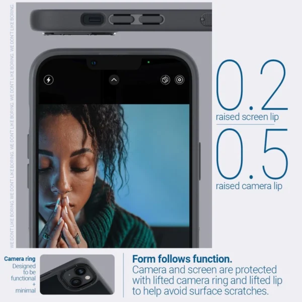 Caseology Skyfall iPhone 14 Plus Case - Matte Blackeng