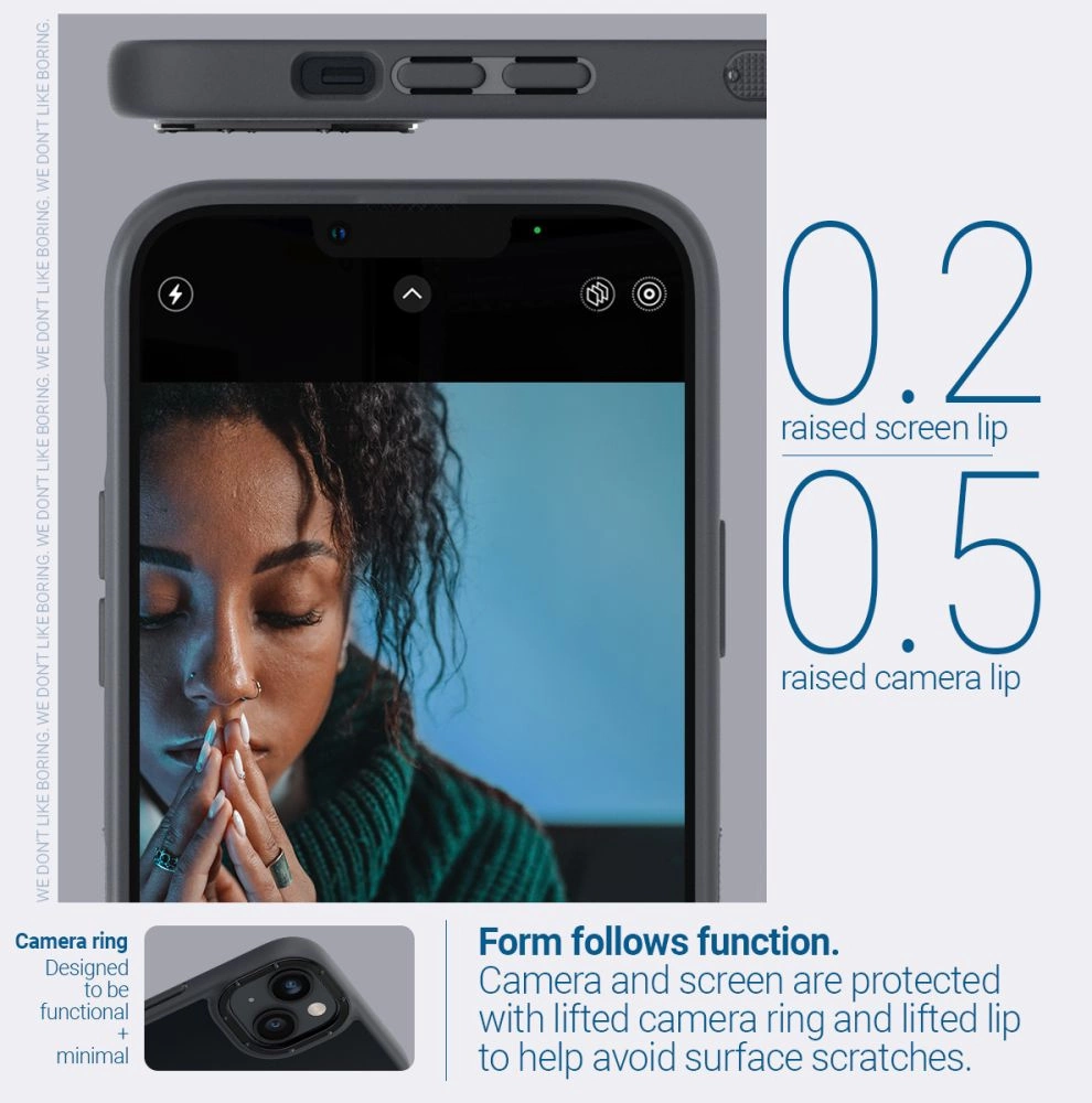 Caseology Skyfall iPhone 14 Plus Case - Matte Blackeng