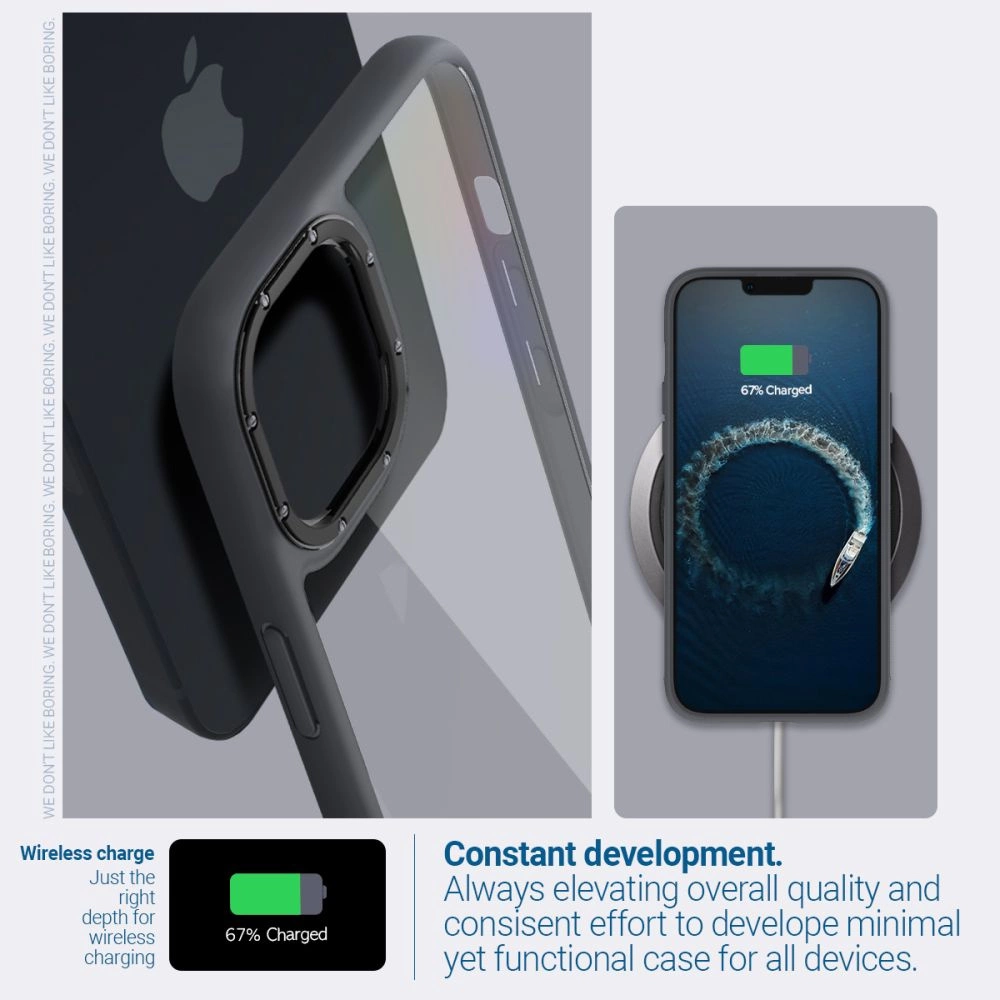 Caseology Skyfall iPhone 14 Plus Case - Matte Blackeng
