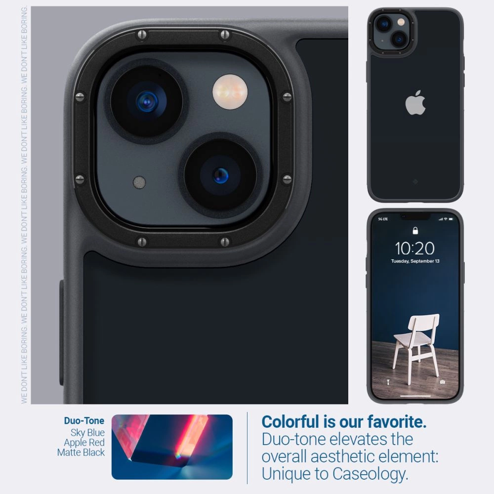 Caseology Skyfall iPhone 14 Plus Case - Matte Blackeng