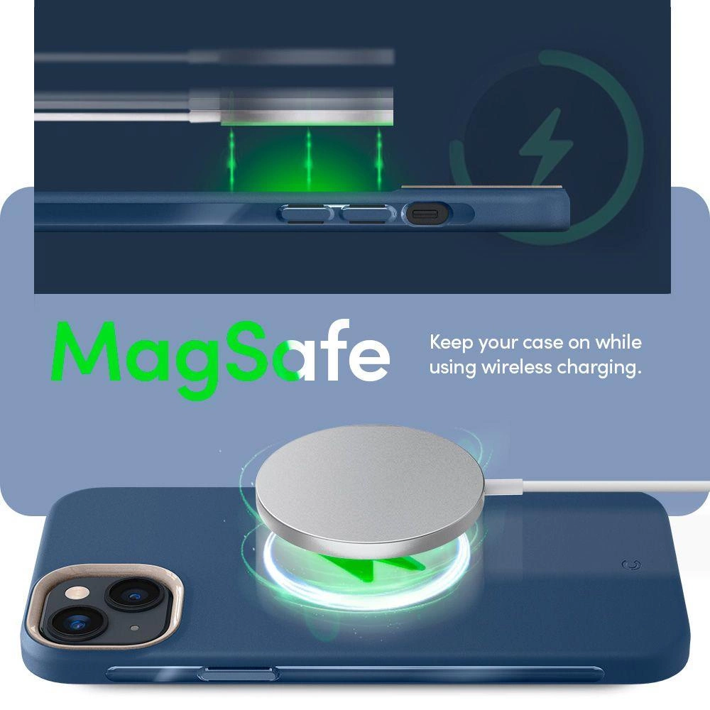 Spigen Cyrill Ultra Color Mag Case with MagSafe for iPhone 14 Plus - Navy Blueeng