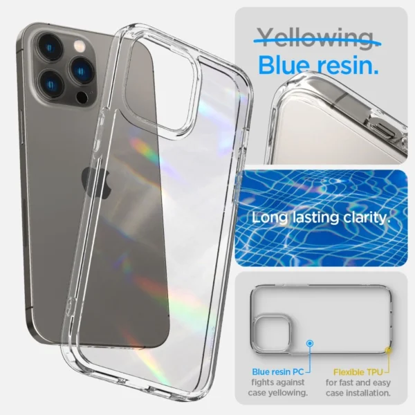 Spigen Ultra Hybrid Case for iPhone 14 Pro Max - Cleareng